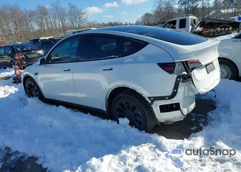 2022 Tesla Model Y Long Range Dual Motor All-Wheel Drive из США, поврежденный, VIN 7SAYGDEE4NA010811